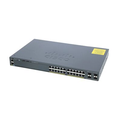 WS-C2960X-24TS-L, Saklar Katalis Cisco, 24x10/100/1000T, 4xSFP, Basis LAN