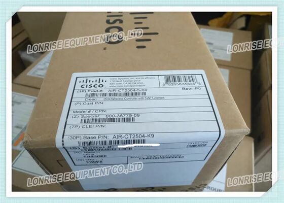 AIR-CT2504-50-K9, Pengontrol Nirkabel Cisco 2500, 50 lisensi AP/port 4xGE/manajemen RF