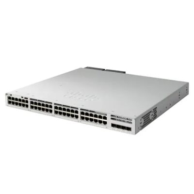 C9200L-48P-4G-A, Saklar Cisco Catalyst 9200L, Port 48xPoE+/Uplink 4x1G/Adv Jaringan.