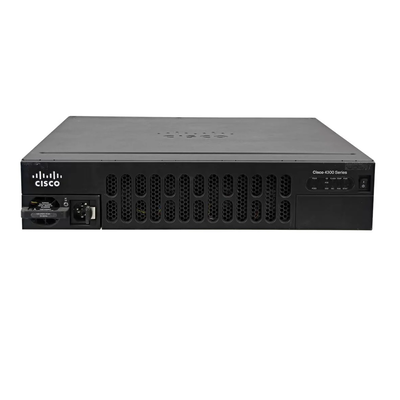ISR4451 X K9 1to 2G Sistem Throughput 4 WAN Dan LAN Port 4 SFP Port 10 Core CPU Keamanan Suara WAAS Intelligent WAN