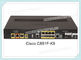 Cisco Router C891F-K9 1 SFP 4 POE Pengendali Nirkabel Keamanan AVC WAN