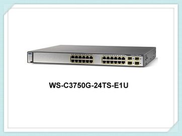 Cisco Switch Seri 3750g WS-C3750G-24TS-E1U 24 Port Saklar Jaringan Gigabit WS-C3750G-24TS-E1U