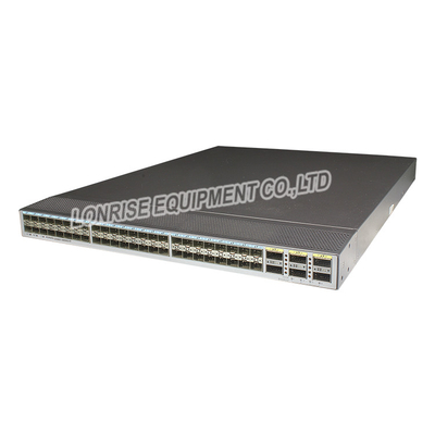 Huawei CE6851 HI Switch 48 Port 10G SFP + Port side Intake Dukungan untuk Fiber Channel over Ethernet (FCoE)