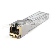 GLC - TE 1000BASE - T SFP Transceiver Module mendukung panjang link hingga 100m melalui koneksi tembaga melalui konektor RJ-45
