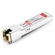 GLC - TE 1000BASE - T SFP Transceiver Module mendukung panjang link hingga 100m melalui koneksi tembaga melalui konektor RJ-45