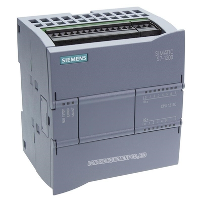 Baru Asli 6ES7212-1BE40-0XB0 Siemens S7-1200 CPU 1212C Kompak CPU AC / DC / RLY Onboard I/O