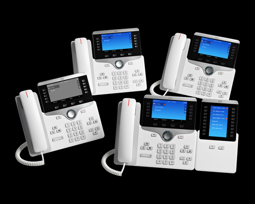 8800 Series 8811 IP Phone Dengan Konektivitas Jaringan Ethernet Warna Hitam