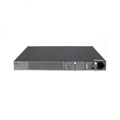 S5735-S32ST4X, 24 x GE SFP port, 8 x 10/100/1000BASE-T port, 4 x 10 GE SFP+ port, tanpa modul daya