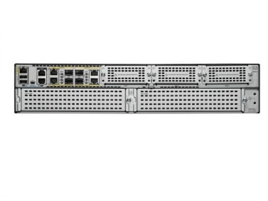 ISR4451-X/K9 Cisco ISR 4451 (4GE,3NIM,2SM,8G FLASH,4G DRAM), 1-2G System Throughput, 4 WAN/LAN Port, 4 SFP Port