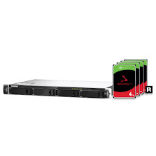 Qnap TS 435XeU 4u 4-Bay Nas Rack Vertikal Wall Mount Rack 4G Pendek Depth Rackmount Nas