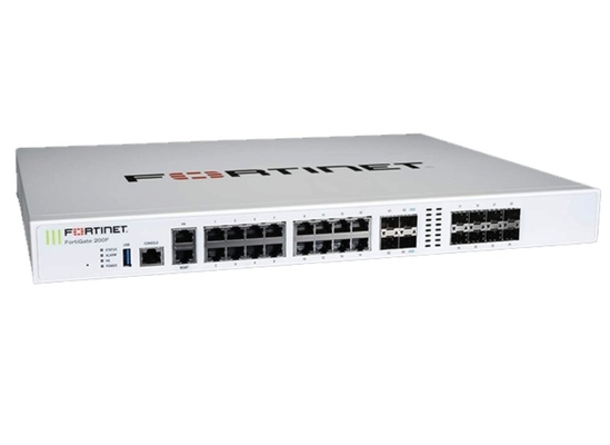 FG-200F Fortinet FortiGate NGFW Seri jarak menengah Fortinet FortiGate 200F - FG-200F - Peralatan saja