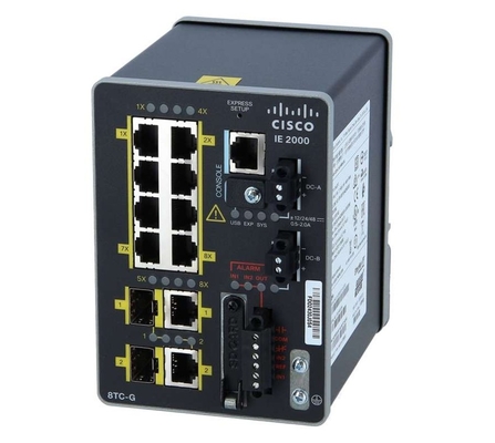 IE-2000-8TC-GB IE-2000-8TC-G-B - Ethernet Industri Seri 2000 IE 8 10/100 2 T/SFP Base