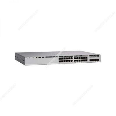 C9200-24T-E baru disegel Cisco Seri 9200 24 Port POE Ethernet Switch C9200-24T-E Di dalam stok