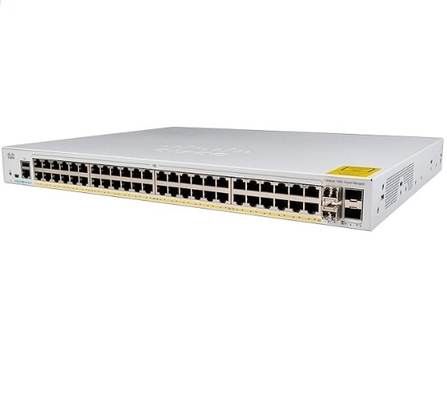 C1000-48P-4X-L Cisco Catalyst 1000 Switch 48x 10/100/1000 Ethernet Port PoE+ 370W 4x 10G SFP Uplinks