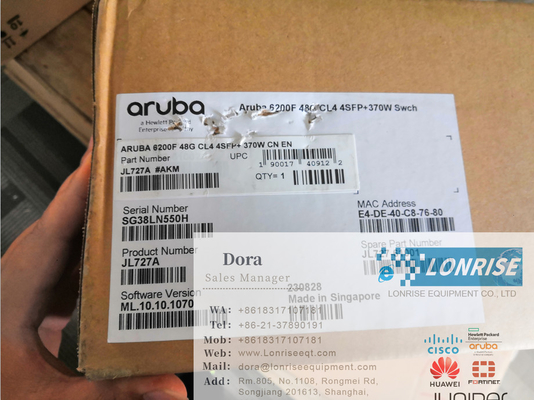 Jl727a Baru disegel ArubaEnterprise Ethernet dikelola 10gbe 48 Port Poe Switch Gigabit