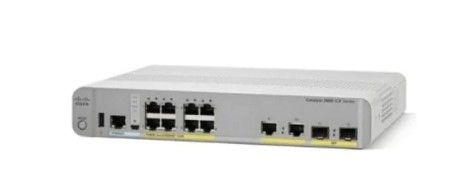WS-C2960CX-8PC-L 8 Gigabit Ethernet Port 8 PoE+ Output 124W PoE Budget 2 1G SFP dan 2 1G Tembaga Uplinks