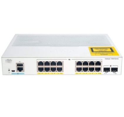 Cisco C1200-16T-2G - Cisco Switch 16x 10/100/1000 Port 2x Gigabit SFP Rack-mountable