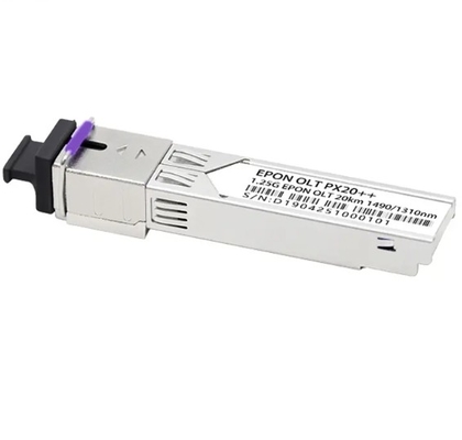 EPON OLT PX20+ 20km Tx 1490nm 1.25G Rx 1310nm 1.25G SFP Form-factor SC/UPC Receptacle Connector