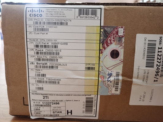 Sakelar Cisco Catalyst C9500-16X-E 16-Port 10G dengan Lisensi NW Essentials