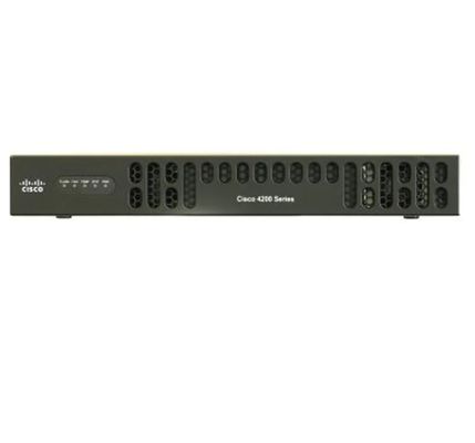 ISR4221-SEC/K9 ISR 4321 dengan 2 GE onboard, 2 slot NIM, 1 slot ISC, memori Flash 4 GB default, DRAM 4 GB default
