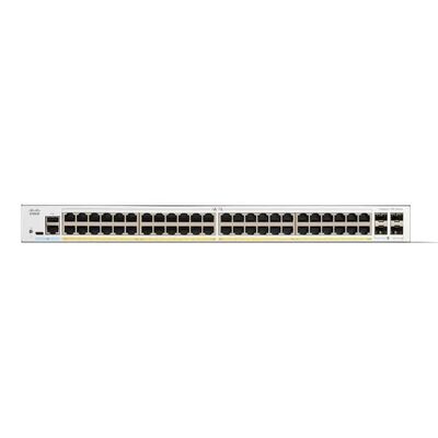 Sakelar PoE Terkelola Cisco C1300-48P-4G | Sakelar Jaringan 48-Port Gigabit Layer 3 dengan 4 Uplink SFP