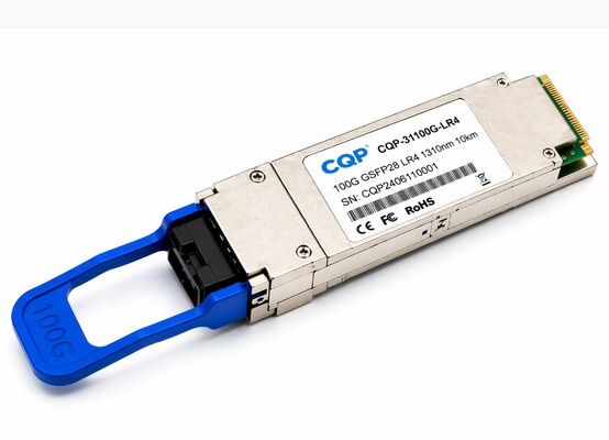 CQP-31100G-LR4 100G QSFP28 LR4 Optical Transceiver | 10km SMF LC Module | Solusi Transceiver Optik