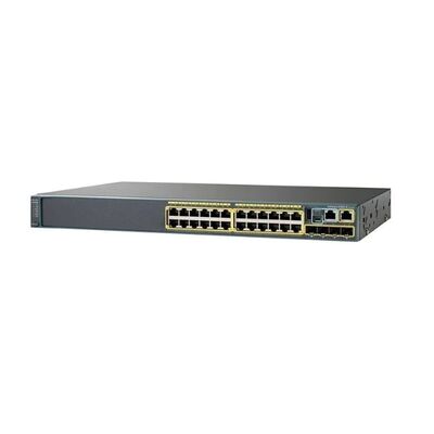 WS-C2960X-24TS-L, Saklar Katalis Cisco, 24x10/100/1000T, 4xSFP, Basis LAN