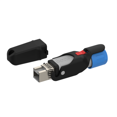 OCTIS PLUG KIT SFP/SFP+ dengan Set Kelenjar Karet OCTI117500 | Kit Konektor Serat Optik Kasar