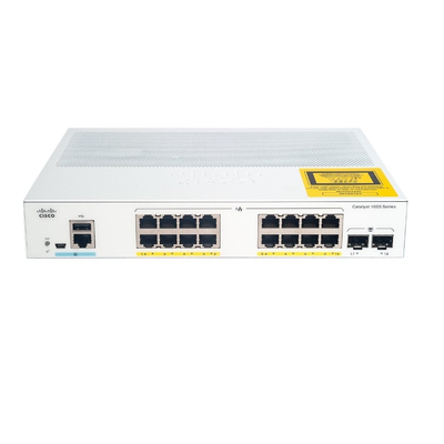 Cisco C1000-16T-2G-L Catalyst 1000 16-Port Gigabit Ethernet Managed Switch dengan 2 Gigabit SFP Uplink | Peralihan Jaringan Perusahaan