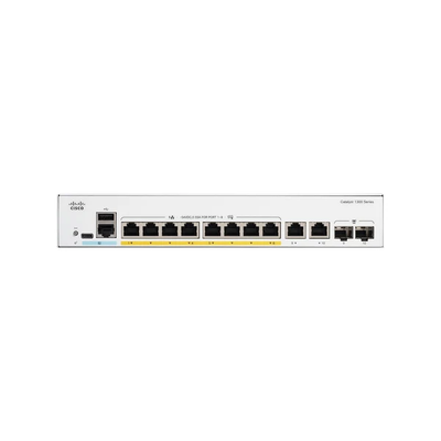 Cisco C1300-8T-E-2G Catalyst 1200 8-Port Gigabit Managed Switch dengan 2G Combo Uplink